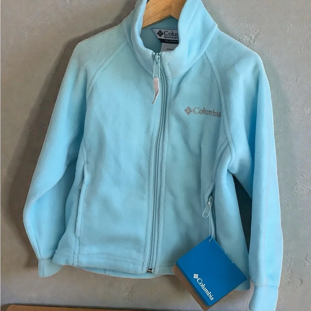 Columbia Sky Blue Benton Fleece Springs Jacket